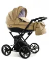 Коляска-люлька BEBIZARO MERCED CREAM дождевик, москитная сетка, подстаканник, сумка для мамы