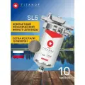 Фильтр механической очистки воды SL5, сетчатый, магистральный, грязевик предварительный TITANOF - СПФ 500 10 микрон (500 л/ч) для дома, дачи, скважины, квартиры