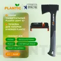 Промо-набор: топор Plantic Light S7 + точилка 27461-02, универсальный, антифрикционное покрытие лезвие и топорище, с покрытием SoftTouch