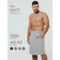Килт VOTEX, мужской, вафельный, для бани, сауны, универсальный размер, орфей, 60х145 см