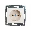 Legrand Valena 1-м СП механизм розетки с заземлением слоновая кость LEG 774320