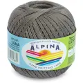 Пряжа Alpina Lena, 100% мерсеризованный хлопок, 10*50 г, 280 м+-15 м, №42, серый