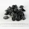 Камень ландшафтный мрамор черный Доломит, фракция 10-20 мм 10 кг (315). Декоративный грунт, каменная крошка, щебень