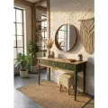 Стол туалетный из массива сосны 120 Пенни изумруд 6020/антик 24