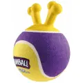 Мячик  для кошек   GiGwi Jumball с захватом (75364),  фиолетовый/желтый, 1шт.