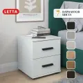 Тумба прикроватная Letta Ультра, ЛДСП, с 2 ящиками, 40х38.5х44.5 см