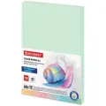 Бумага цветная для принтера офисная Brauberg, А4, 80 г/м2, 100 листов, пастель, зеленая, для офисной техники, 112444