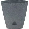 Горшок InGreen Набор Amsterdam 5 штук, 1.35 л, 14x13 см, темный камень