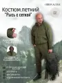 Костюм летний для охоты и рыбалки с сеткой, Рысь ORION Active, хаки, размер 44-46, рост 158-164