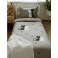 Детское постельное белье 160х80 хлопок Два кота 364/10