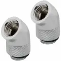 Угловой фитинг для СЖО Corsair Hydro X Series XF Adapter 2-pack 45 Angled rotary Silver (CX-9055001-WW)