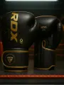 Перчатки боксерские RDX F6, искусственная кожа Maya Hide, с защитой запястья, 8 унций