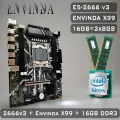 Комплект материнская плата Envinda X99 + Xeon 2666V3 + 16GB DDR3 ECC 2x8GB