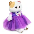Мягкая игрушка Budi Basa Кошка Ли-Ли в платье с бабочкой 24 см