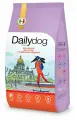Корм сухой Dailydog для щенков всех пород, с индейкой и говядиной, рекомендован беременным и кормящим собакам, 3 кг