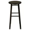 Табурет KETT-UP LOFT BAR барный, барный стул без спинки, 75см, деревянный, KU336.2, сиденье круглое, венге