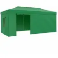 Тент-шатер быстросборный Helex 3x6х3м зеленый