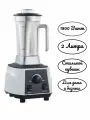 Профессиональный стационарный блендер ALETTA HS-7240B, 1800 Вт, стальной кувшин, 2 литра