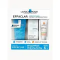 La Roche Posay (Ля Рош-Позе) Эфаклар набор (гель очищ. пенящ.50мл + крем-гель Дуо+М 15мл + флюид Антгелиос 3мл)