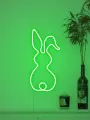 Кролик неоновая лампа, светильник