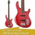 Бас-гитара 5-ти струнная CORT Action-Bass-V-Plus-TR красная