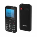 Мобильный телефон MAXVI B231 black, 1400мАч, кнопка SOS, 2 SIM