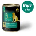 CLAN De File влажные консервы для кошек Кролик 340гр (6 штук)