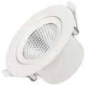 Светильник LTD-POLAR-TURN-R105-10W Warm3000 (WH, 36 deg, 230V) (Arlight, IP20 Пластик)