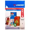 Пленка LOMOND для черно-белых и цветных лазерных принтеров, самоклеящаяся, прозрачная, 80 мкм, А4, 25 шт, 2800003
