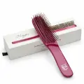 Японская расческа для всех типов волос Majestic Scalp Brush Wild Cherry универсальная, массажная, трихологическая, 568 зубчиков