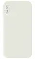 Внешний аккумулятор Solove Power Bank 10000 mAh, Type-C с 2 x USB выходом, кожаный чехол (001M+ White RUS) русская версия, белый