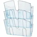 Лоток для бумаги Attache 87670/87671/72630 (3 отд.) 1 31 см прозрачный синий 1 шт. 1 шт.