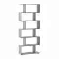 Dipriz Стеллаж 6 полок Марм, 72х24х173.8, серый, напольный стеллаж из ЛДСП в скандинавском стиле