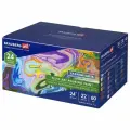 Краски акриловые для техники Флюид Арт (POURING PAINT) Brauberg ART набор 22цв 24шт*60мл 192237