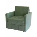 Кресло-кровать StylChairs Сёма детское, обивка: велюр, цвет: оливковый