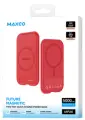Powerbank с беспроводной зарядкой MagSafe Maxco MP26 5000mAh 15W красный