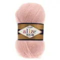 Пряжа Alize Angora Real 40, 40 % шерсть, 10 % мохер, 60 % акрил, 100 г, 480 м, 5 шт., 363 нежная роза