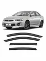Дефлекторы неломающиеся 4 шт. для а/м Mitsubishi Lancer седан, Voron Glass DEF00245