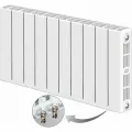 Радиатор биметаллический Rifar SUPReMO Ventil 350, 04 секции, Нижнее подключение левое (VL), цвет белый