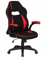 Офисное кресло DOBRIN 132B LMR RICK черно-красный, черный