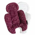 Вкладыш для новорожденного 4moms mamaRoo, rockaRoo Newborn Insert, цвет Maroon / Plush (Бордовый / Белый)