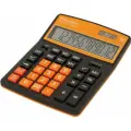 Калькулятор настольный Brauberg EXTRA COLOR-12-BKRG (206x155 мм), 12 разрядов, двойное питание, черно-оранжевый, 250478