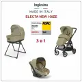 Коляска 3 в 1 i-Size Inglesina Electa New с подставкой под люльку Standup, Dumbo Caramel