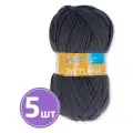 Пряжа Семеновская пряжа Svetlana (951), графит 5 шт. по 100 г