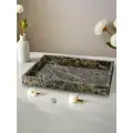 Поднос для хранения из натурального мрамора