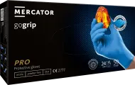 Перчатки особо прочные нитриловые размер XXL, Меркатор/Mercator GoGrip, защитные синие, 25 пар