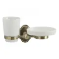Стакан с мыльницей настенный Veragio stanford, бронза керамика vr. std-7743. br vr. std-7743. br