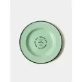 Тарелка Afield Out Canyon Enamel Plate Mint, Зеленый, One size