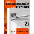 Ручки дверные Нора-М 141K Slim для межкомнатных дверей - хром