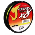 Плетеный шнур DAIWA J-Braid Grand X8, 135 м, 8.5 кг, желтый, 1 шт.